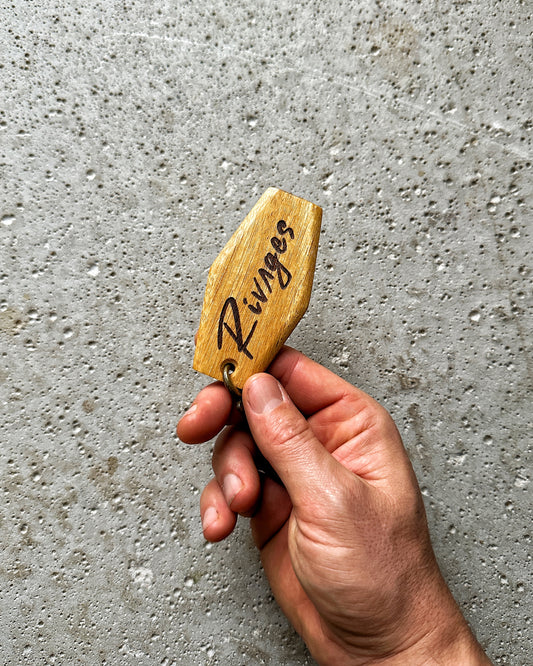 Écaille n°2 le Porte-clef Bois - RIVAGES à la Plage