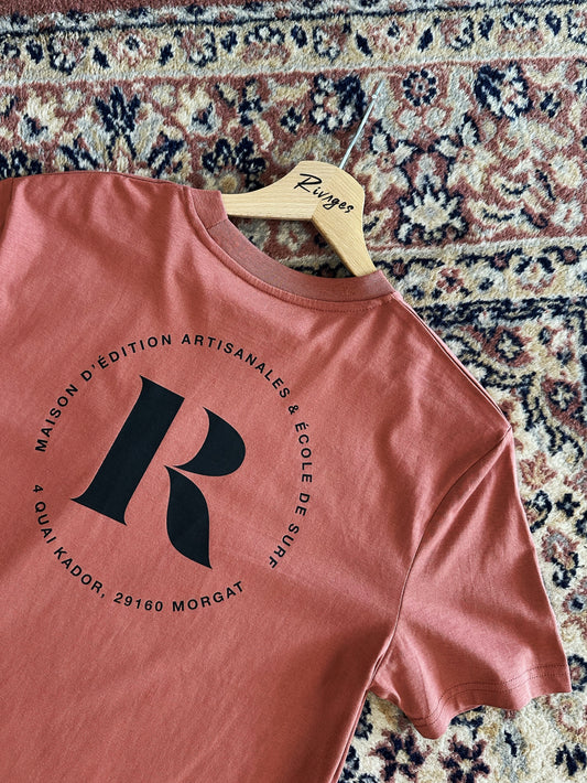 Le Teeshirt - RIVAGES Ocre Jaune/Rouge