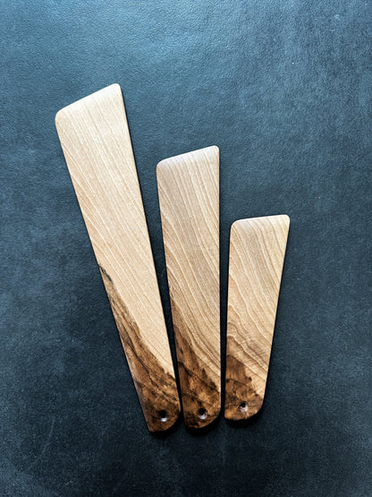 Spatules de Cuisine 2 Lots de Taille 123 - Noyer Français / Emma
