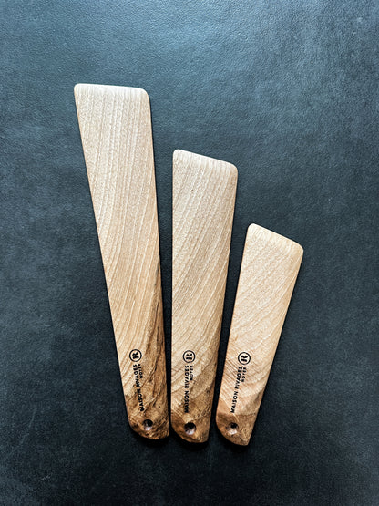 Spatules de Cuisine 2 Lots de Taille 123 - Noyer Français / Emma
