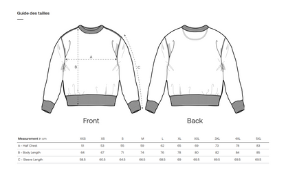 Le Sweat-shirt - RIVAGES Ocre Jaune/Rouge « Pré Commande »