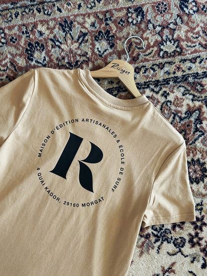 Le Teeshirt - RIVAGES Ocre Jaune/Rouge