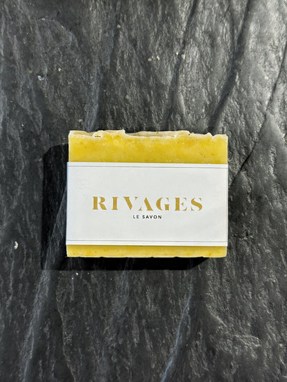 Savon artisanal RIVAGES citronnelle naturel et biodégradable fabriqué en Bretagne