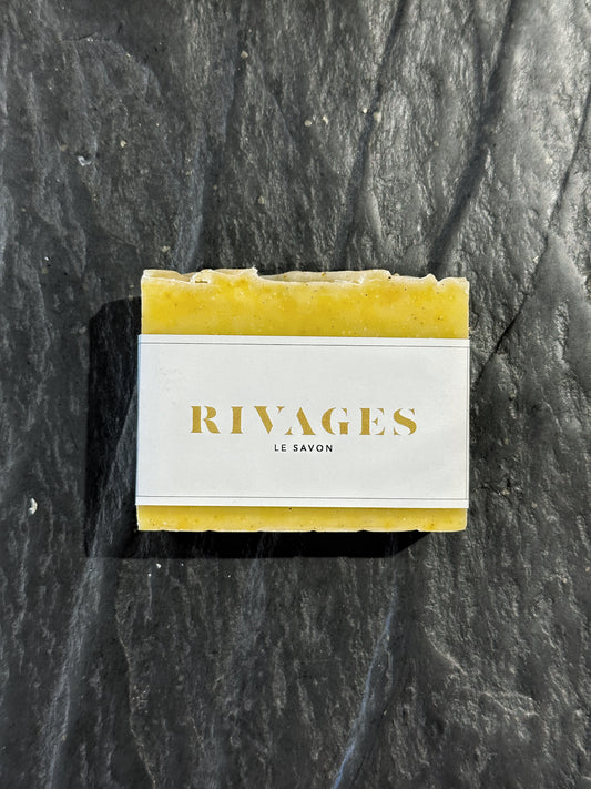 Savon artisanal RIVAGES citronnelle naturel et biodégradable fabriqué en Bretagne